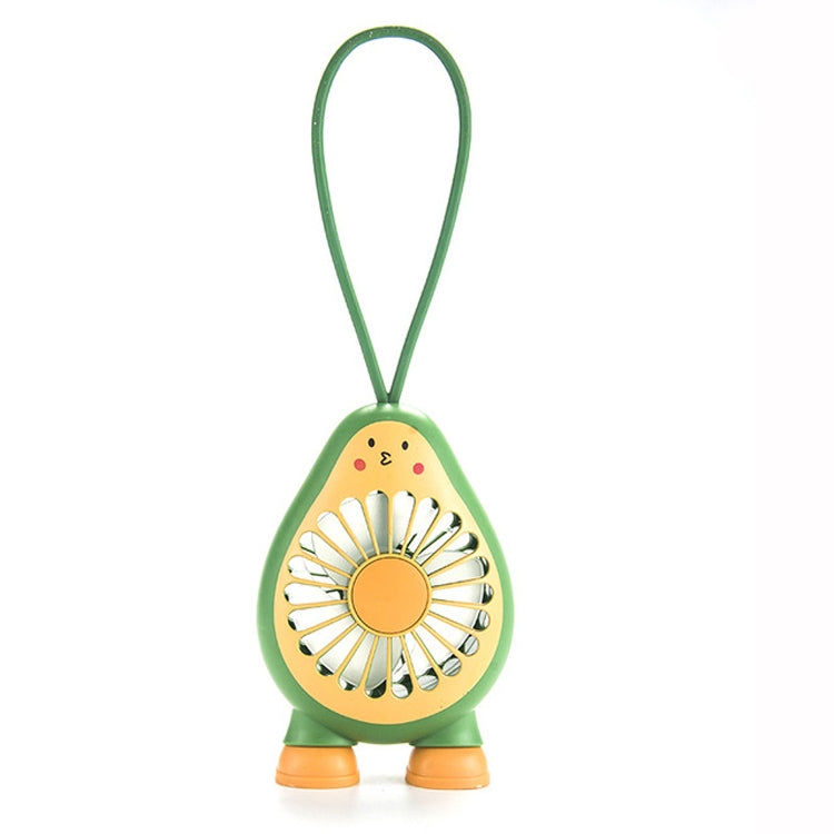 3 PCS Creative Avocado Mini Carry Student USB Charging Fan