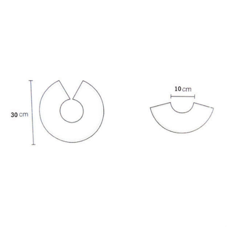 360 Degree Bib Saliva Towel With Red Bow Detachable Bib Fake Collar