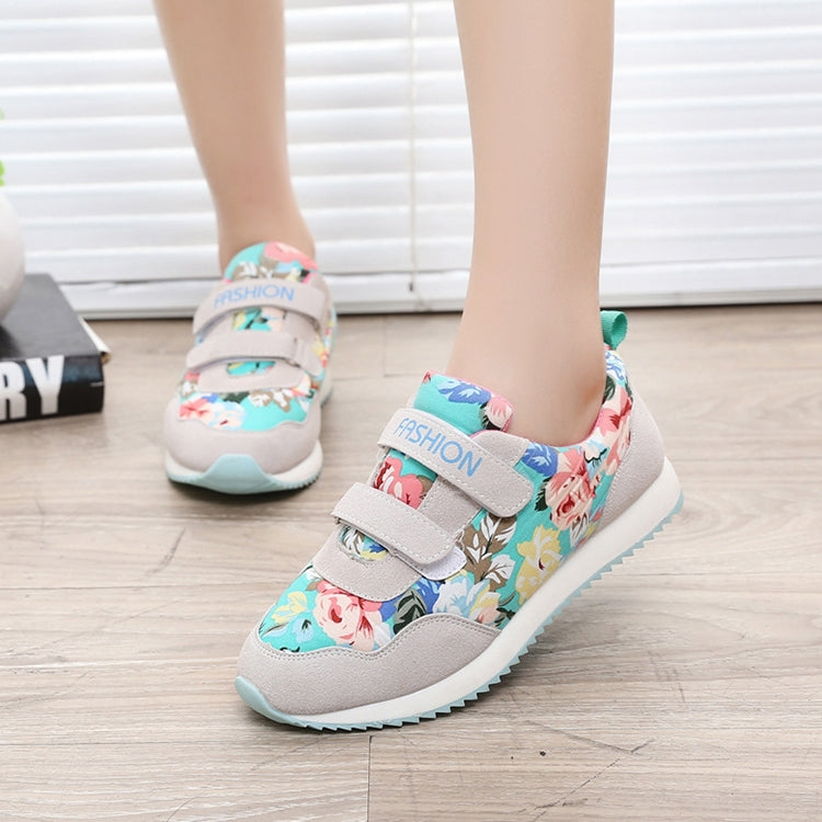 Children Retro Floral Shoes Sports Shoes, Size:27