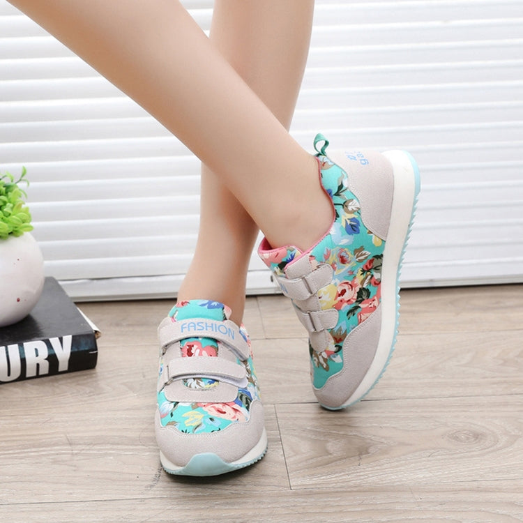 Children Retro Floral Shoes Sports Shoes, Size:34