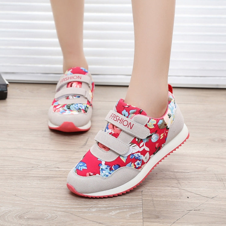 Children Retro Floral Shoes Sports Shoes, Size:36