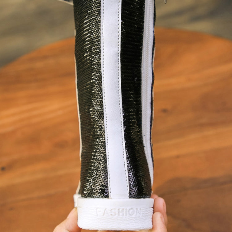 Sequined Girls High Boots, Size:28