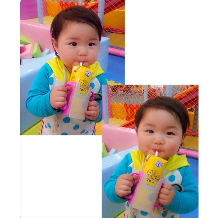 10 PCS Handle Boxed Anti-sprinkling Drink Holder Retractable Baby Learning Cup
