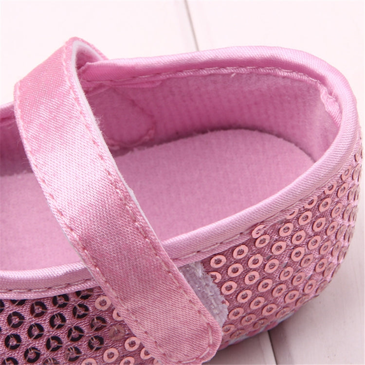Baby Girl First Walkers Spring Autumn Toddler Shoes Bling Bow Princess Shoes(Pink)