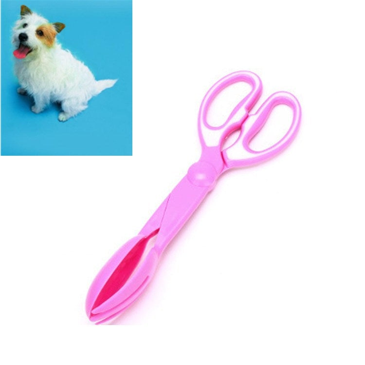 3 PCS Dog Pick Up Toilet Pet Shoveling Device Cat Dog Excrement Picking Feces Clip