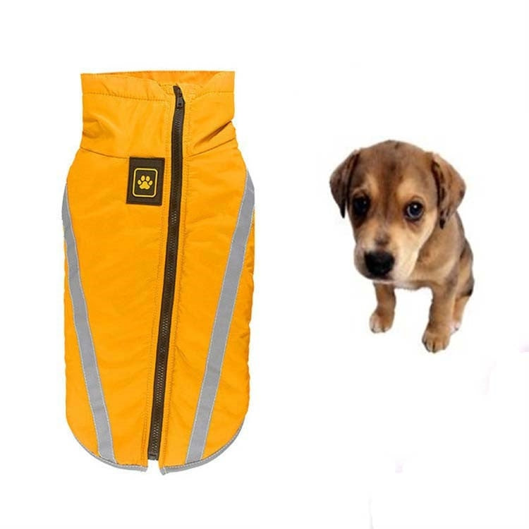 Dog Reflective Strip Coat Jackets Winter Waterproof Warm Dog Vest, Size: 6XL