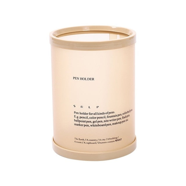 Removable Cylindrical DIY Desktop Storage Box Pen Holder