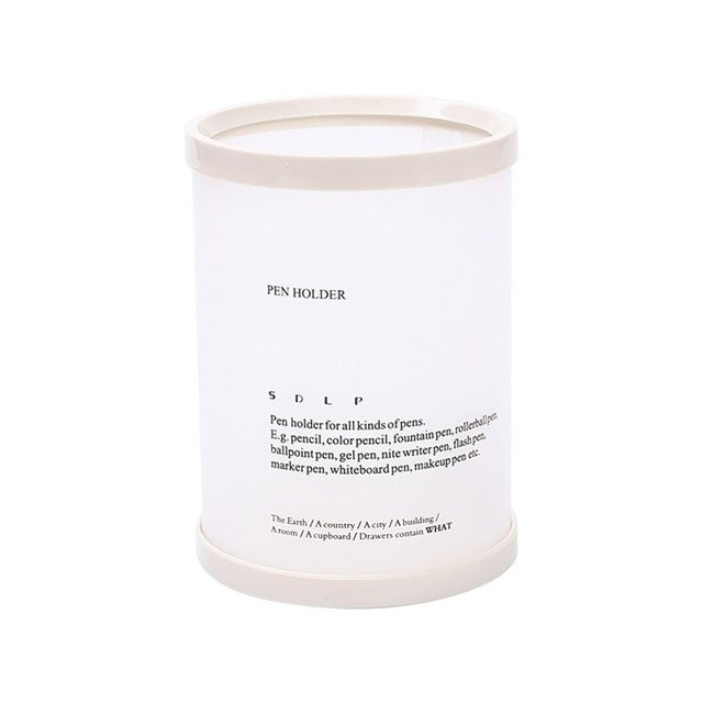 Removable Cylindrical DIY Desktop Storage Box Pen Holder