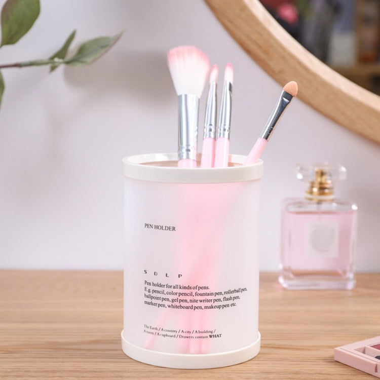 Removable Cylindrical DIY Desktop Storage Box Pen Holder