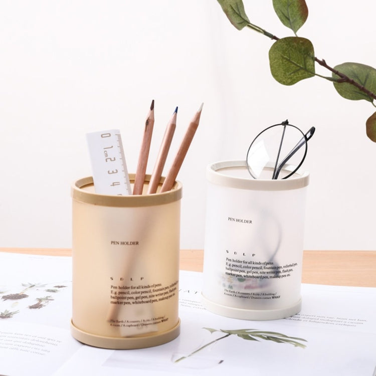 Removable Cylindrical DIY Desktop Storage Box Pen Holder