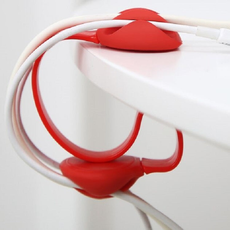 3 PCS Desktop Plug Wire Finishing Fixing Clip Winder Clip Cable Organizer