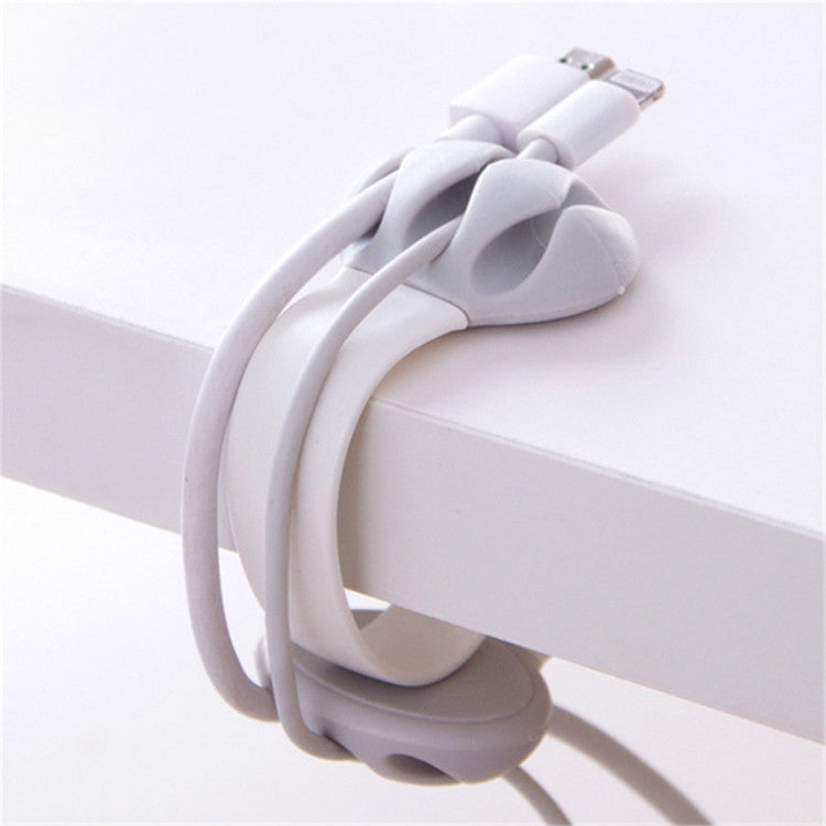3 PCS Desktop Plug Wire Finishing Fixing Clip Winder Clip Cable Organizer