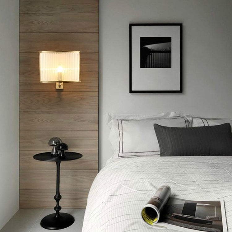 E14 LED Copper Wall Lamp Living Room Study Bedroom Bedside Wall Lamp Crystal Lamps
