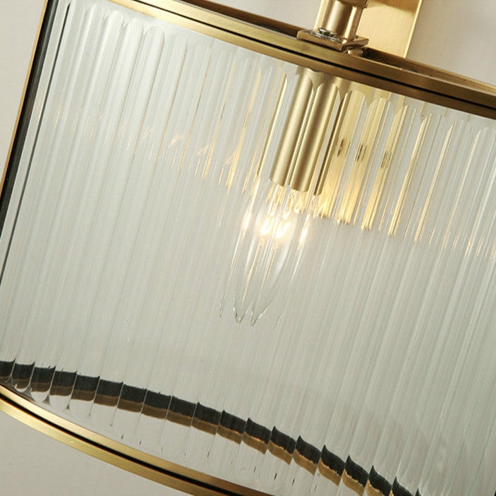 E14 LED Copper Wall Lamp Living Room Study Bedroom Bedside Wall Lamp Crystal Lamps