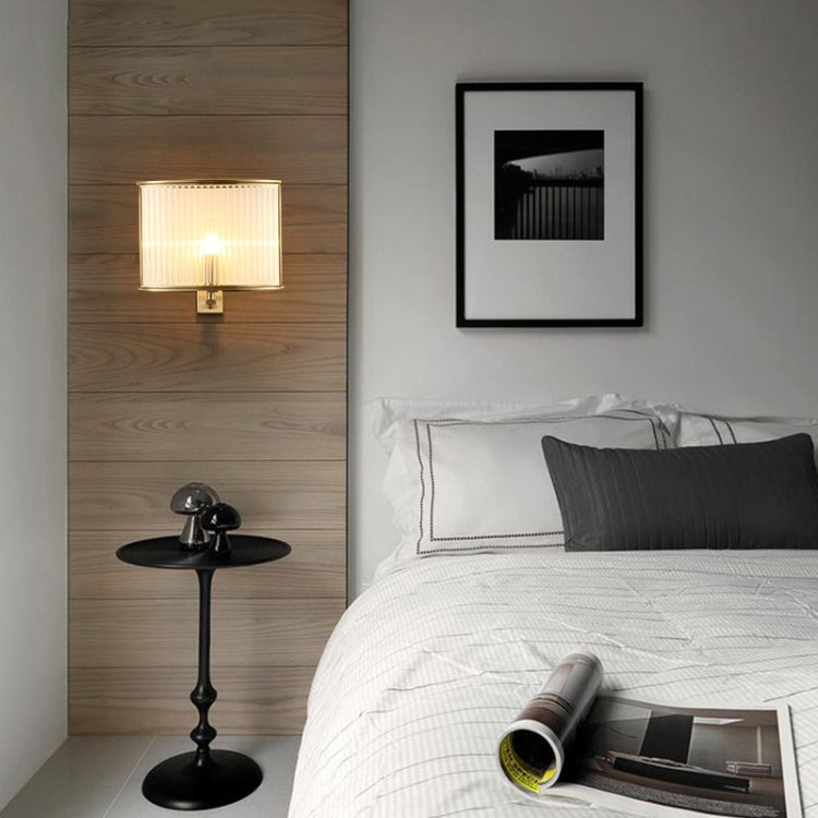 E14 LED Copper Wall Lamp Living Room Study Bedroom Bedside Wall Lamp Crystal Lamps