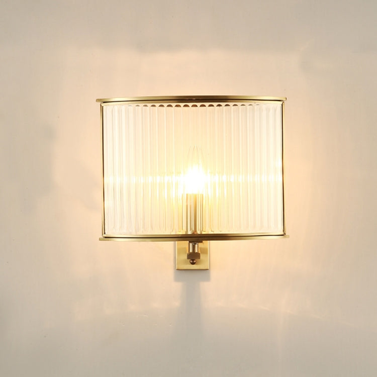 E14 LED Copper Wall Lamp Living Room Study Bedroom Bedside Wall Lamp Crystal Lamps