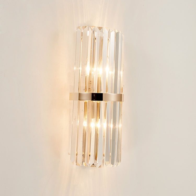 G9 LED Crystal Wall Lamp Living Room Light Bedroom Decoration Bedside Lamps, Power source:  White LED 5W