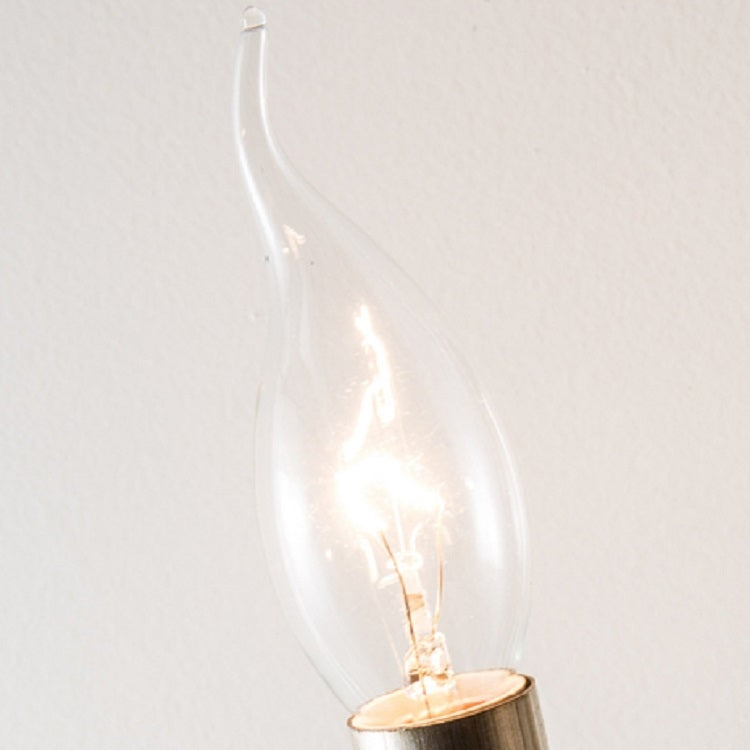 E14 LED Retro Single and Double Heads Wrought Iron Crystal Wall Lamp, Power source:  White Light LED5W