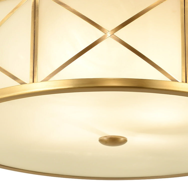 45cm  Bedroom Living Room Simple Copper Lamps with 5W Warm White LED