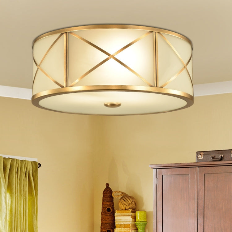 45cm  Bedroom Living Room Simple Copper Lamps with 5W Warm White LED