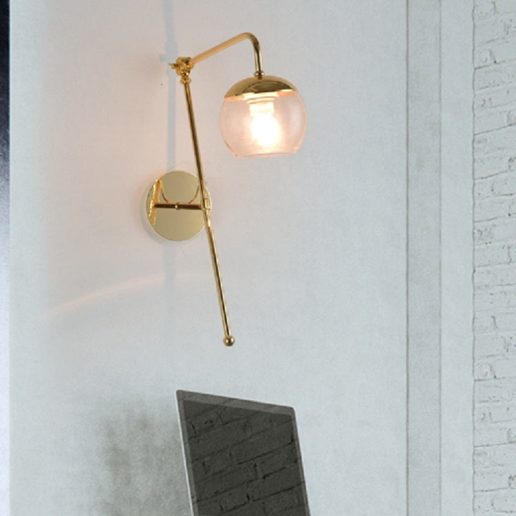 G4 LED Bedroom Bedside Glass Wall Light  Warm Light LED5W
