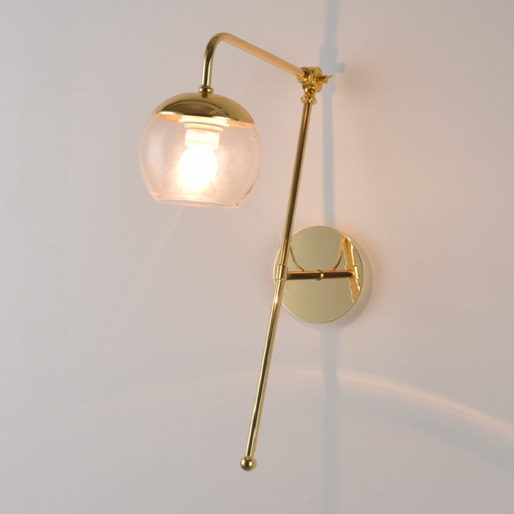 G4 LED Bedroom Bedside Glass Wall Light  Warm Light LED5W