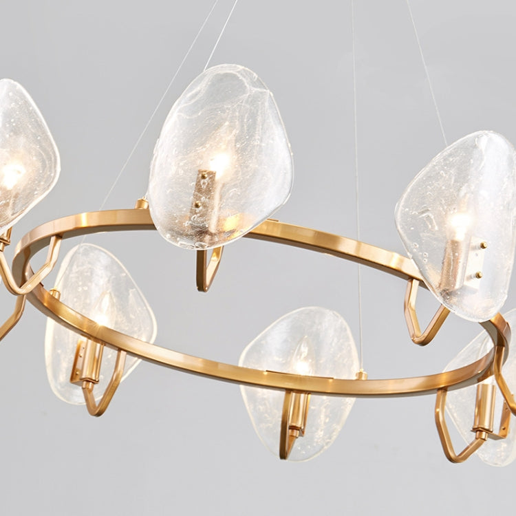Fashion Glass Cover Metal Chandelier(Warm Light)
