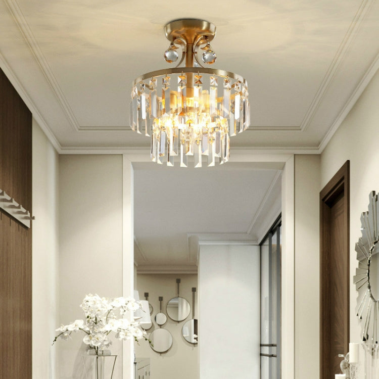 Copper Crystal Dining Room Bedroom Chandelier