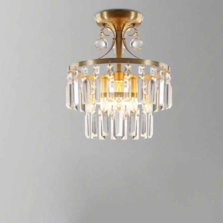 Copper Crystal Dining Room Bedroom Chandelier