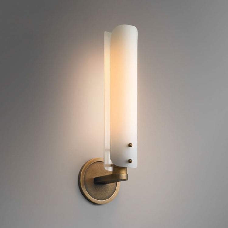 Single Head Wall Lamp LED Full Copper Wall Lamp Living Room Aisle Corridor Bedroom Bedside Simple Wall Lamp
