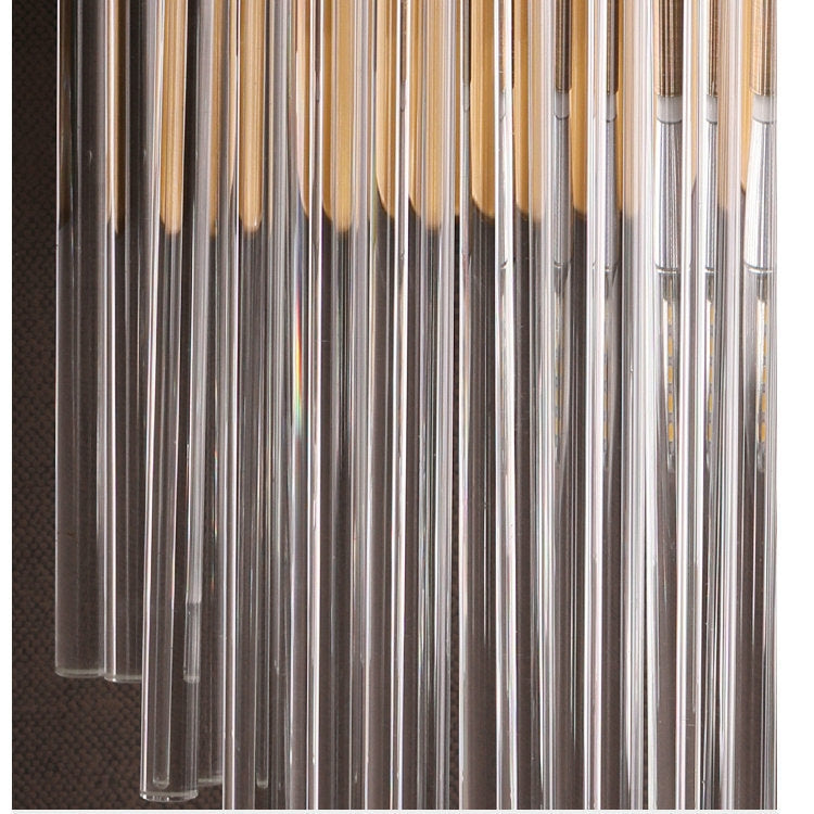 Simple and Modern Living Room TV Wall Crystal Wall Lamp, Power source:  White Light Single 5W