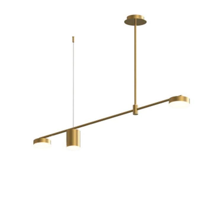 3 Heads Modern Minimalist Copper Atmosphere Chandelier(Neutral Light)