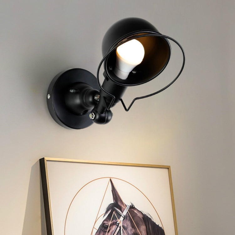 E14 LED  Aisle Outdoor Creative Wrought Iron Wall Lamp, Power source:  With Light Source