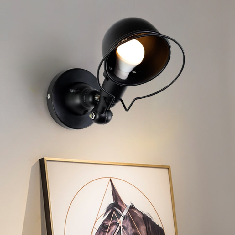 E14 LED  Aisle Outdoor Creative Wrought Iron Wall Lamp, Power source:  With Light Source