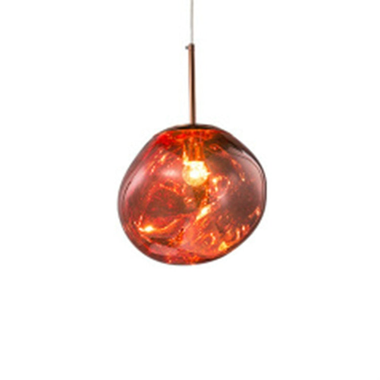 Rose Gold 25cm Creative Modern Bedroom Bedside Restaurant Cafe Bar Lava Chandelier with 5W Warm White LED