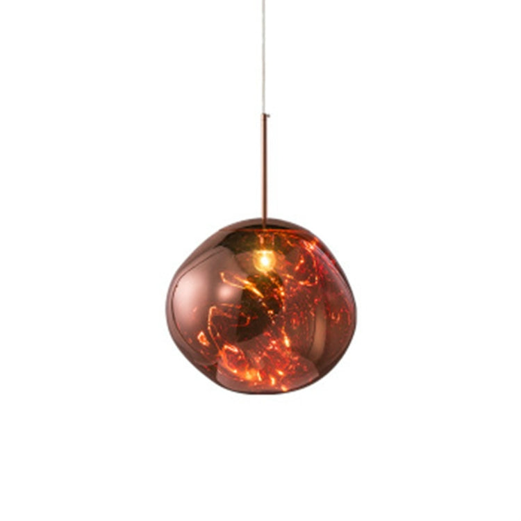 Rose Gold 40cm Creative Modern Bedroom Bedside Restaurant Cafe Bar Lava Chandelier with 5W Warm White LED