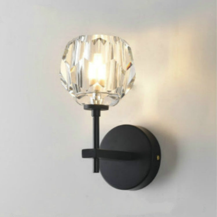 Wall Lamp Villa Hotel Wall Lamp Bedroom Bedside Crystal Wall Lamp, Power source:  white light LED5W