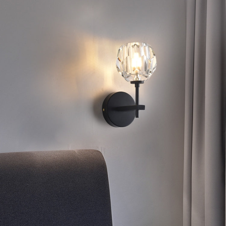 Wall Lamp Villa Hotel Wall Lamp Bedroom Bedside Crystal Wall Lamp, Power source:  white light LED5W