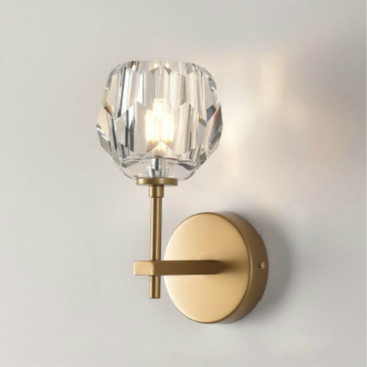Wall Lamp Villa Hotel Wall Lamp Bedroom Bedside Crystal Wall Lamp, Power source:  white light LED5W