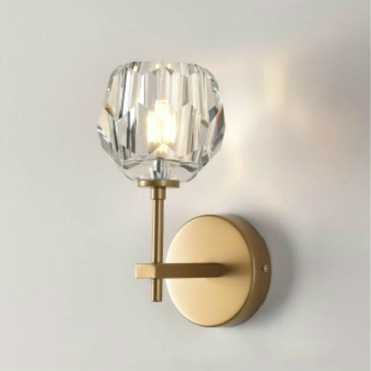 Wall Lamp Villa Hotel Wall Lamp Bedroom Bedside Crystal Wall Lamp, Power source:  white light LED5W