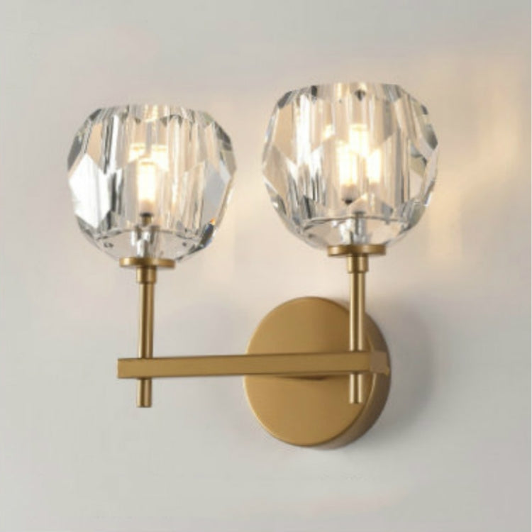 Wall Lamp Villa Hotel Wall Lamp Bedroom Bedside Crystal Wall Lamp, Power source:  white light LED5W