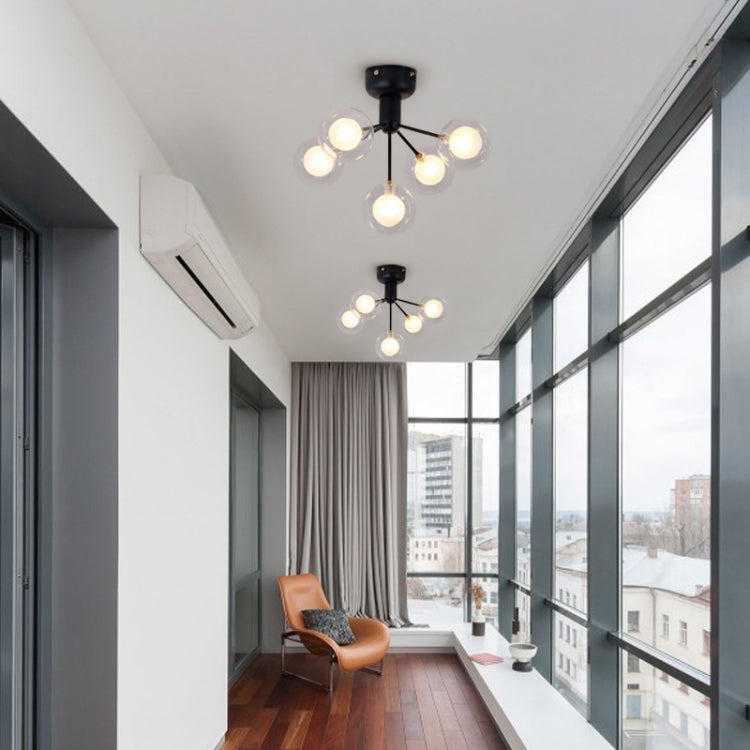 5 Heads Modern Minimalist Warm Firefly Ceiling Light, Power source:  Warm Light LED5W