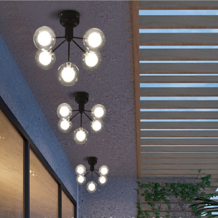 5 Heads Modern Minimalist Warm Firefly Ceiling Light, Power source:  Warm Light LED5W