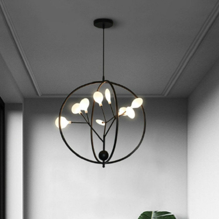 Modern Minimalist Tree Firefly Chandelier, Power source:  Three-color Light