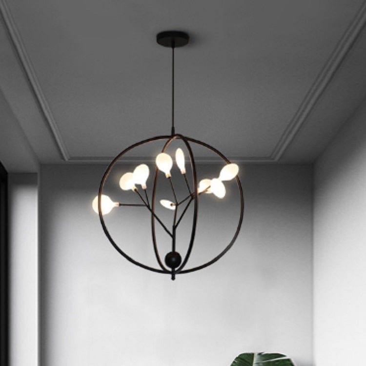 Modern Minimalist Tree Firefly Chandelier, Power source:  Three-color Light