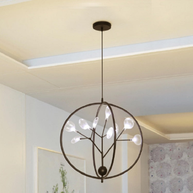 Modern Minimalist Tree Firefly Chandelier, Power source:  Three-color Light