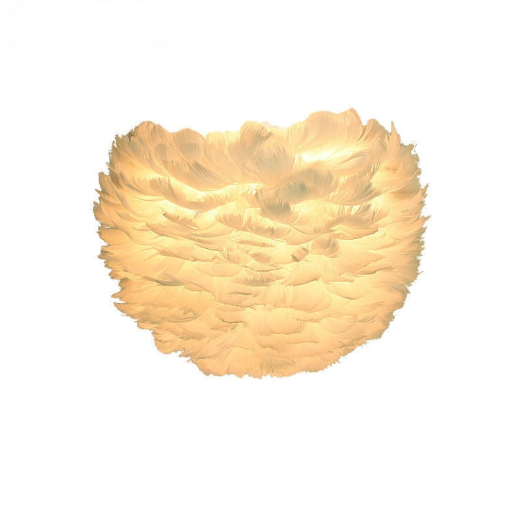 Single Head  Creative Dimming Feather Wall Light with 5W White Light LED