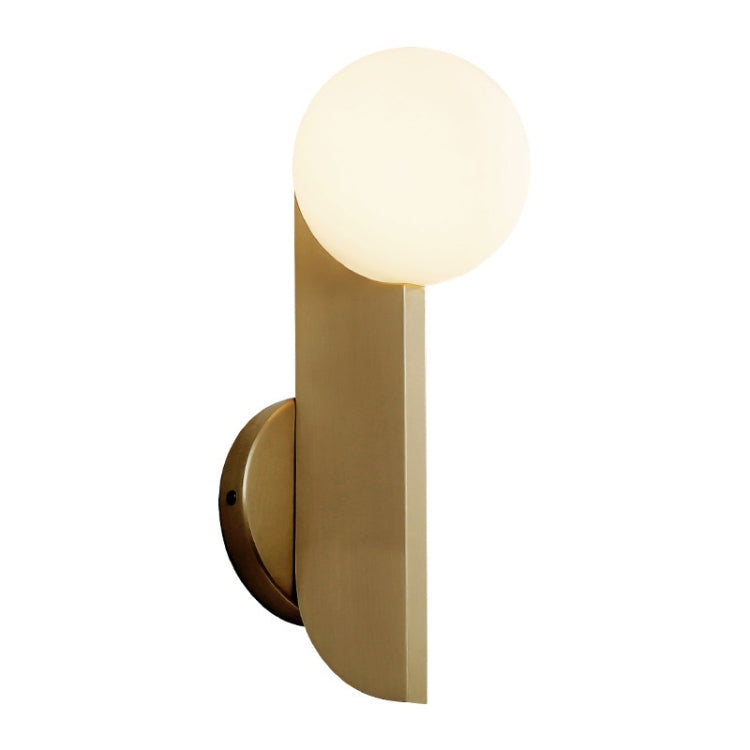 Bedroom Bedside Balcony Aisle Bronze Creative Wall Lamp, Power source: Warm LED5W(Wrought Iron Plating Bronze)