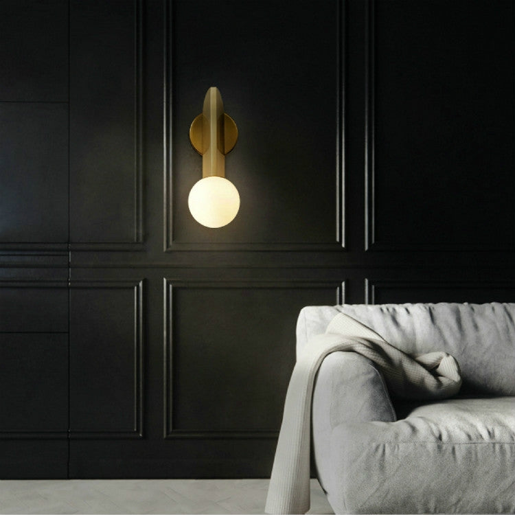 Bedroom Bedside Balcony Aisle Bronze Creative Wall Lamp, Power source: Without Light Source(Wrought Iron Plating Bronze)