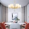 6 Heads  Creative Personality Copper Chandelier(Three-color Light)